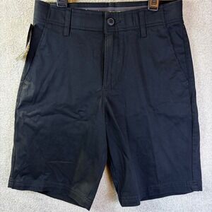 Lee Extreme Motion Shorts Mens 29x10.5 Black Performance Stretch Chino 104183501